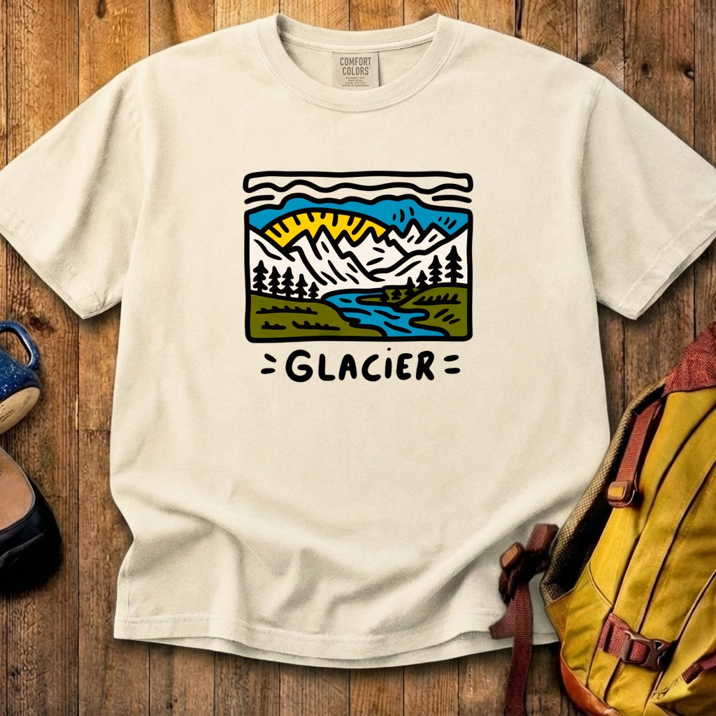 Glacier National Park Cotton T-Shirt