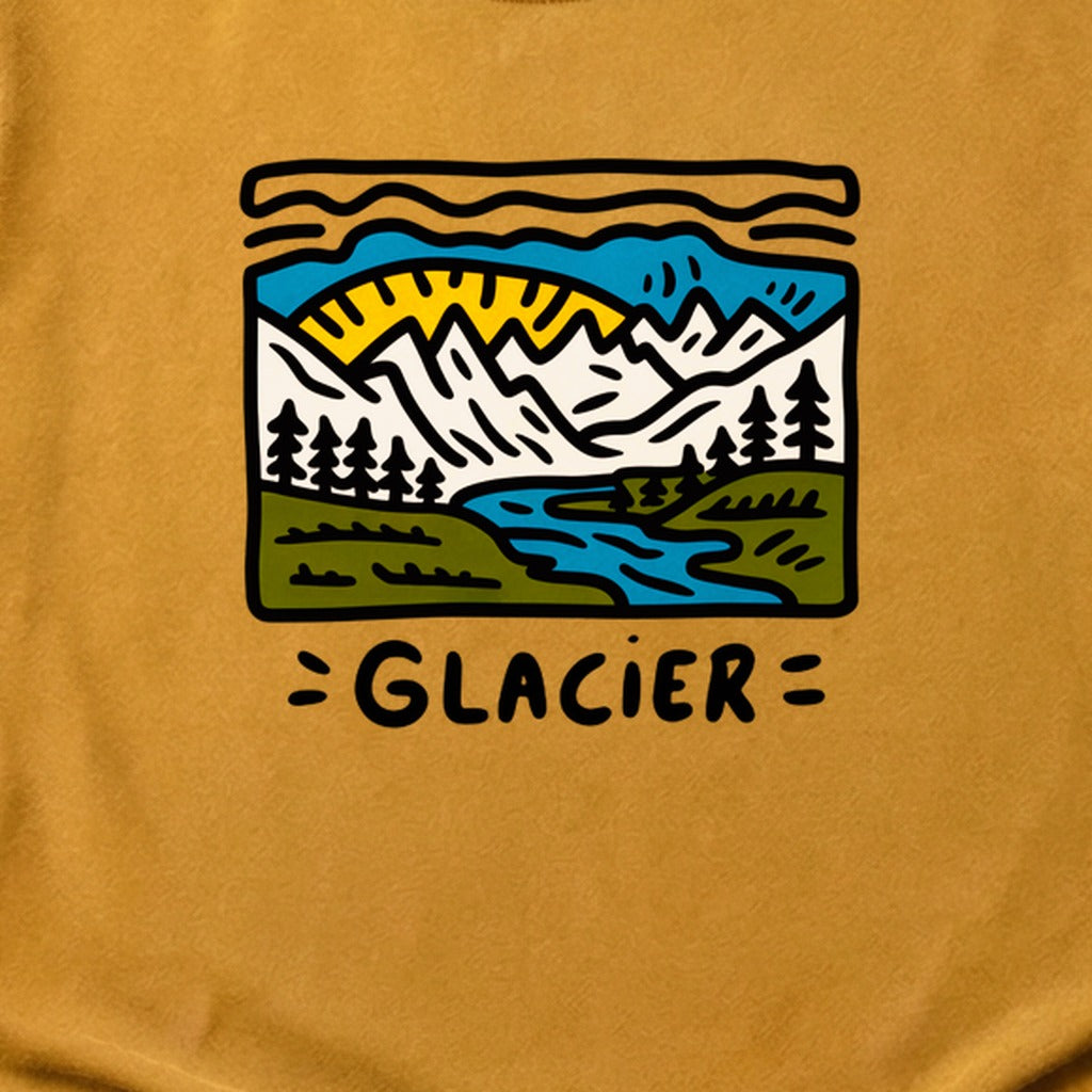 Glacier National Park Cotton T-Shirt