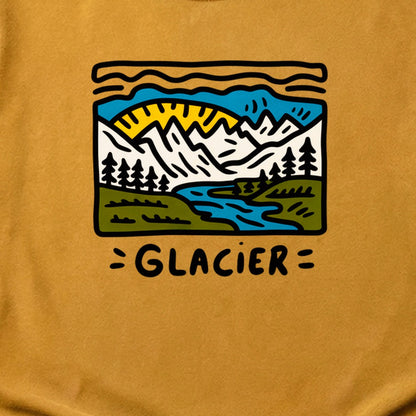 Glacier National Park Cotton T-Shirt