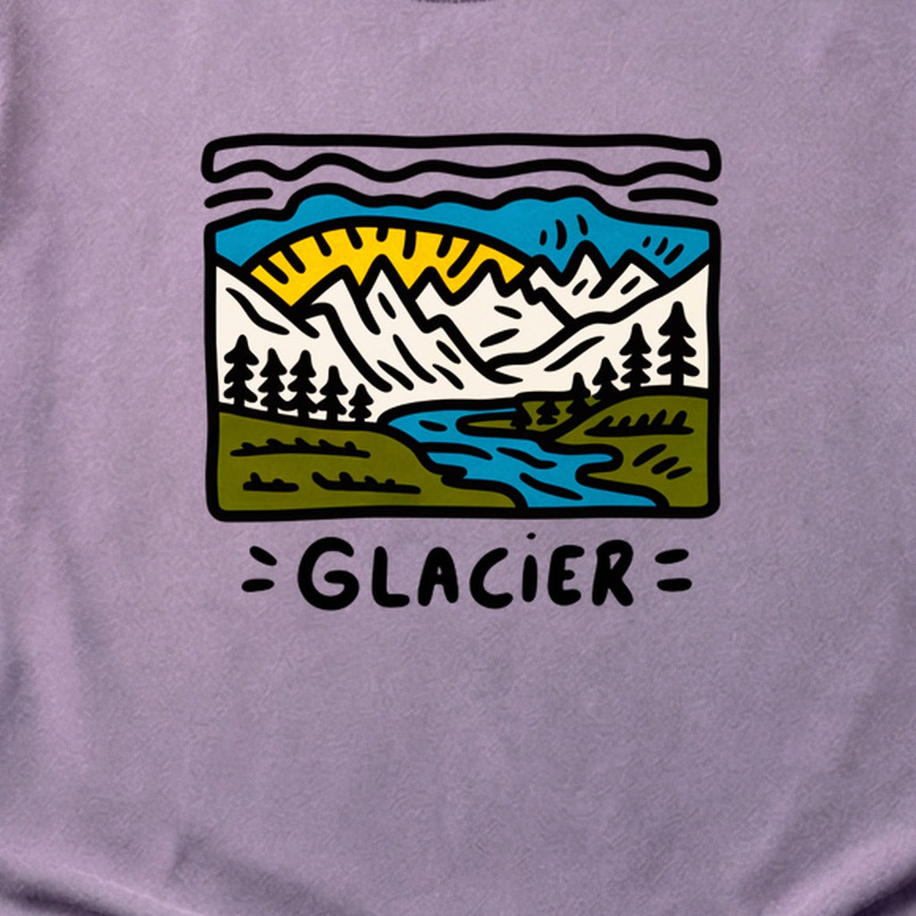 Glacier National Park Cotton T-Shirt