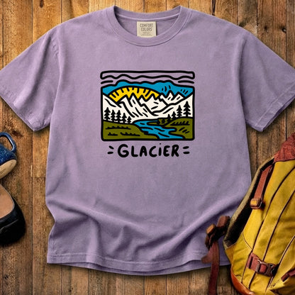 Glacier National Park Cotton T-Shirt
