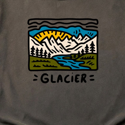 Glacier National Park Cotton T-Shirt