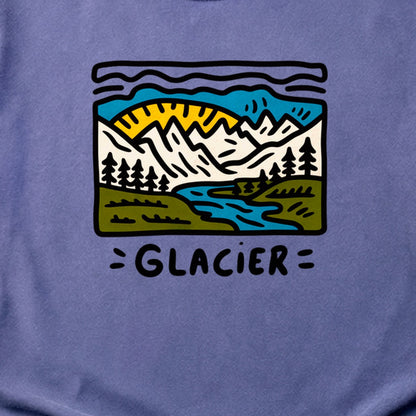 Glacier National Park Cotton T-Shirt