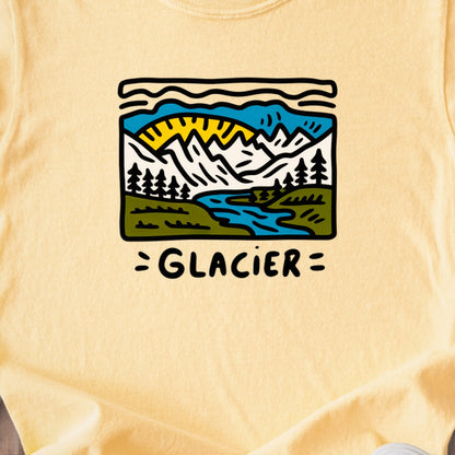 Glacier National Park Kids Cotton T-Shirt