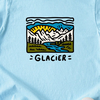 Glacier National Park Kids Cotton T-Shirt
