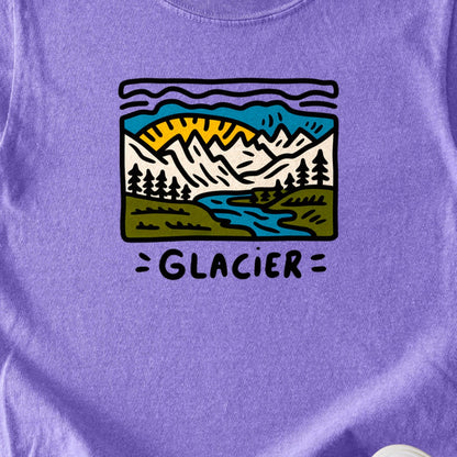 Glacier National Park Kids Cotton T-Shirt