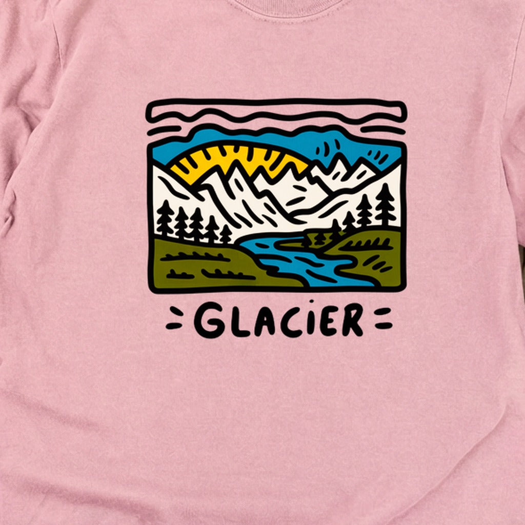 Glacier National Park Cotton Long Sleeve