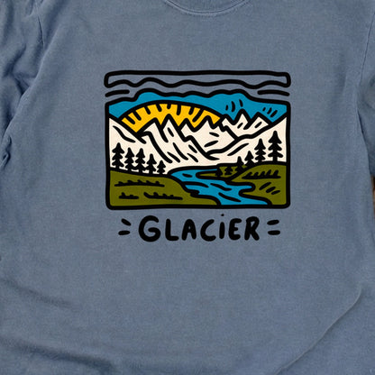 Glacier National Park Cotton Long Sleeve