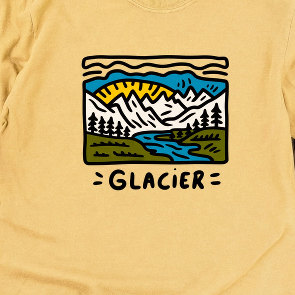 Glacier National Park Cotton Long Sleeve