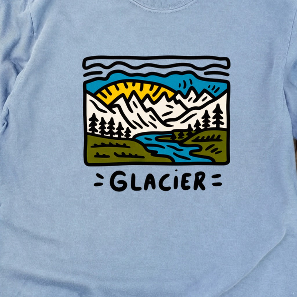 Glacier National Park Cotton Long Sleeve