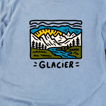 Glacier National Park Cotton Long Sleeve