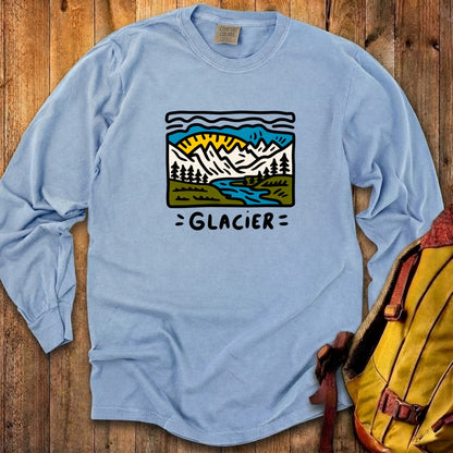 Glacier National Park Cotton Long Sleeve