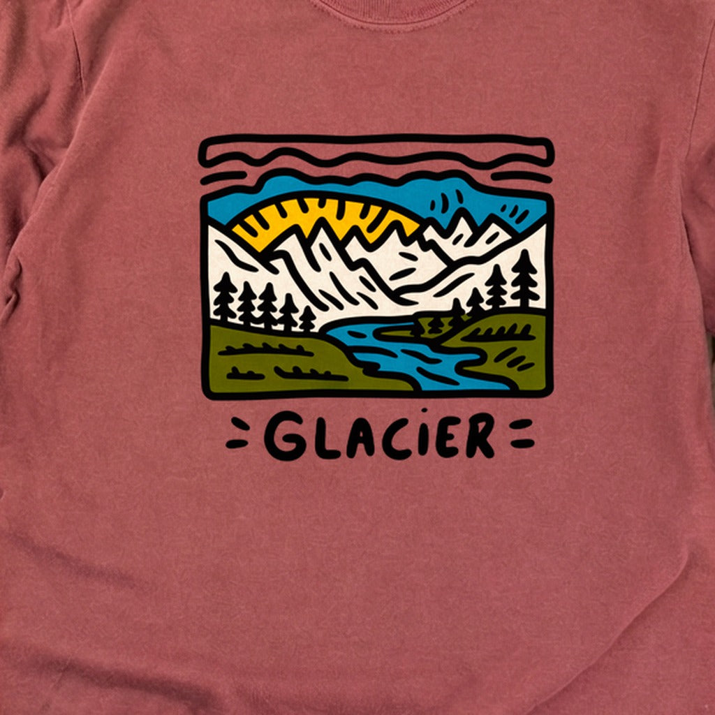 Glacier National Park Cotton Long Sleeve