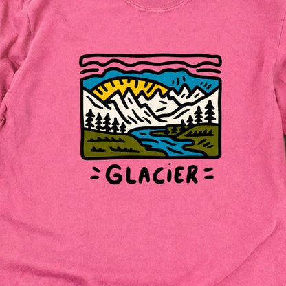 Glacier National Park Cotton Long Sleeve