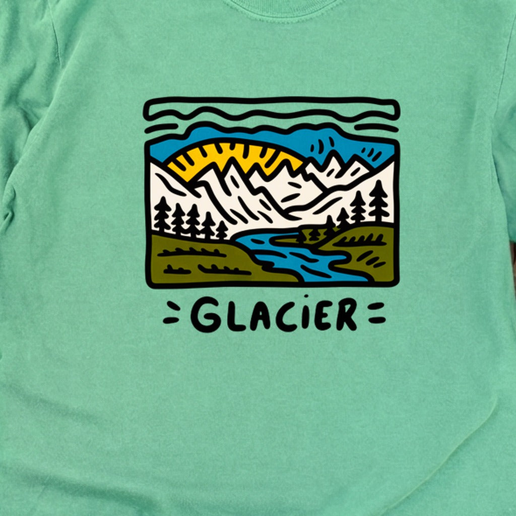 Glacier National Park Cotton Long Sleeve