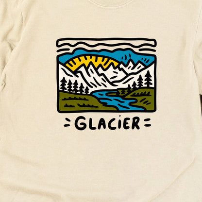 Glacier National Park Cotton Long Sleeve