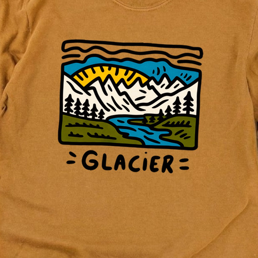 Glacier National Park Cotton Long Sleeve