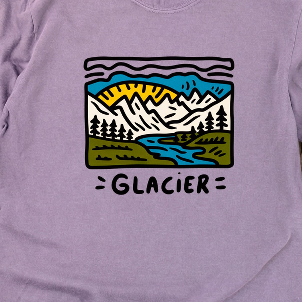 Glacier National Park Cotton Long Sleeve