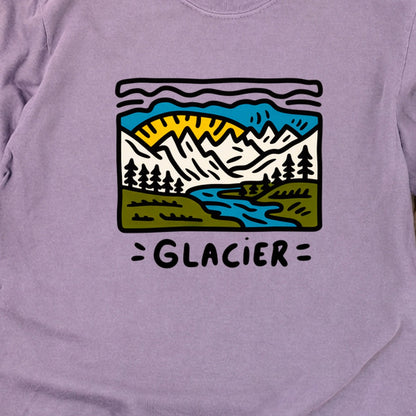 Glacier National Park Cotton Long Sleeve