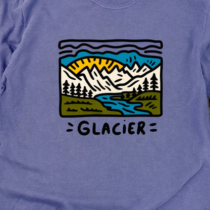 Glacier National Park Cotton Long Sleeve