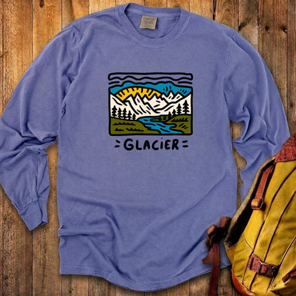 Glacier National Park Cotton Long Sleeve
