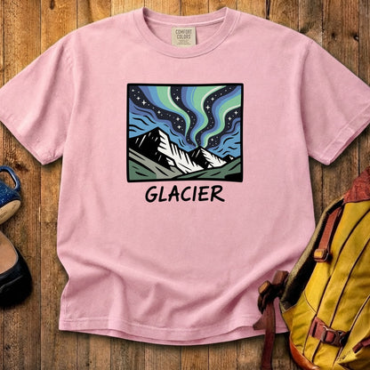 Glacier National Park at Night Cotton T-Shirt