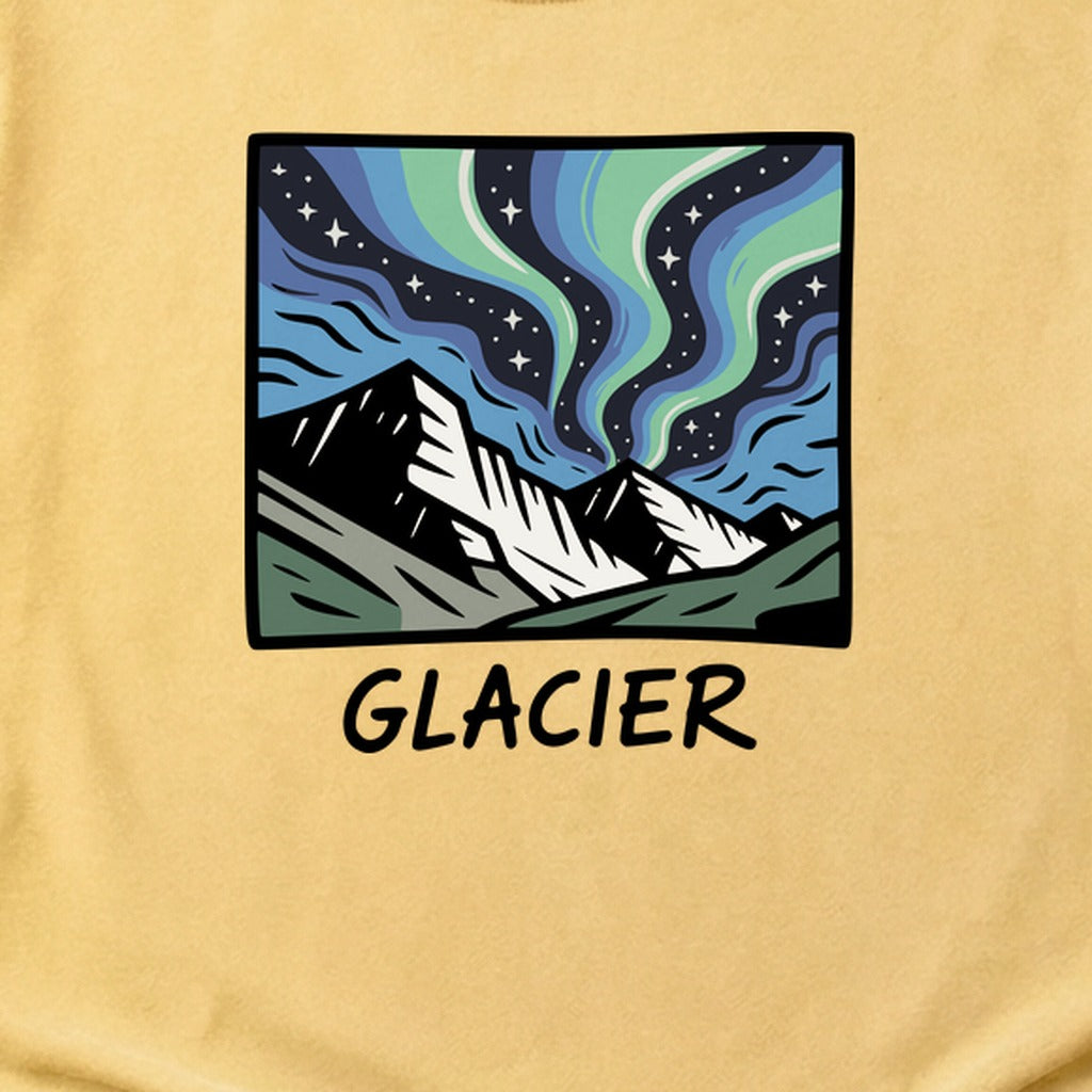 Glacier National Park at Night Cotton T-Shirt