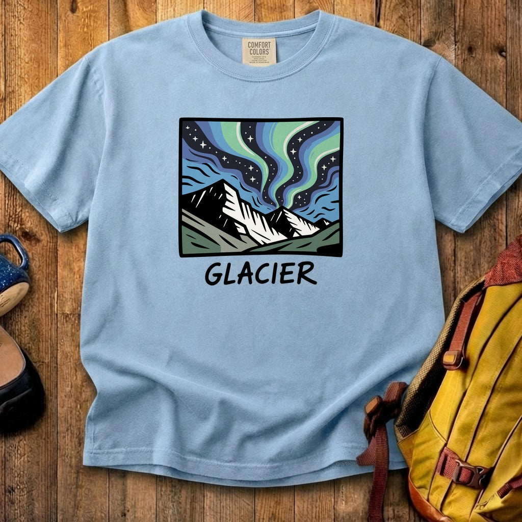Glacier National Park at Night Cotton T-Shirt