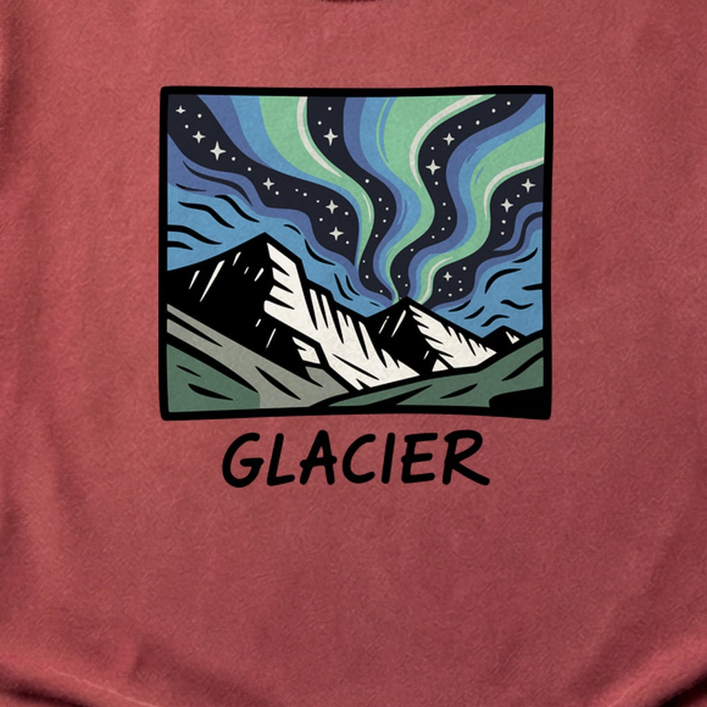 Glacier National Park at Night Cotton T-Shirt