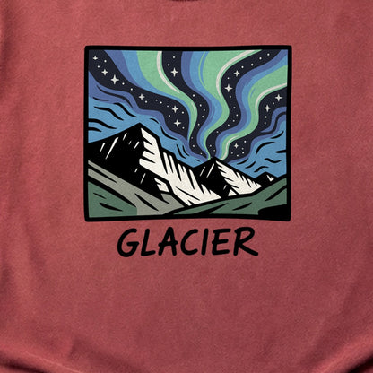 Glacier National Park at Night Cotton T-Shirt