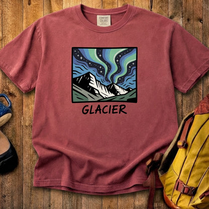 Glacier National Park at Night Cotton T-Shirt