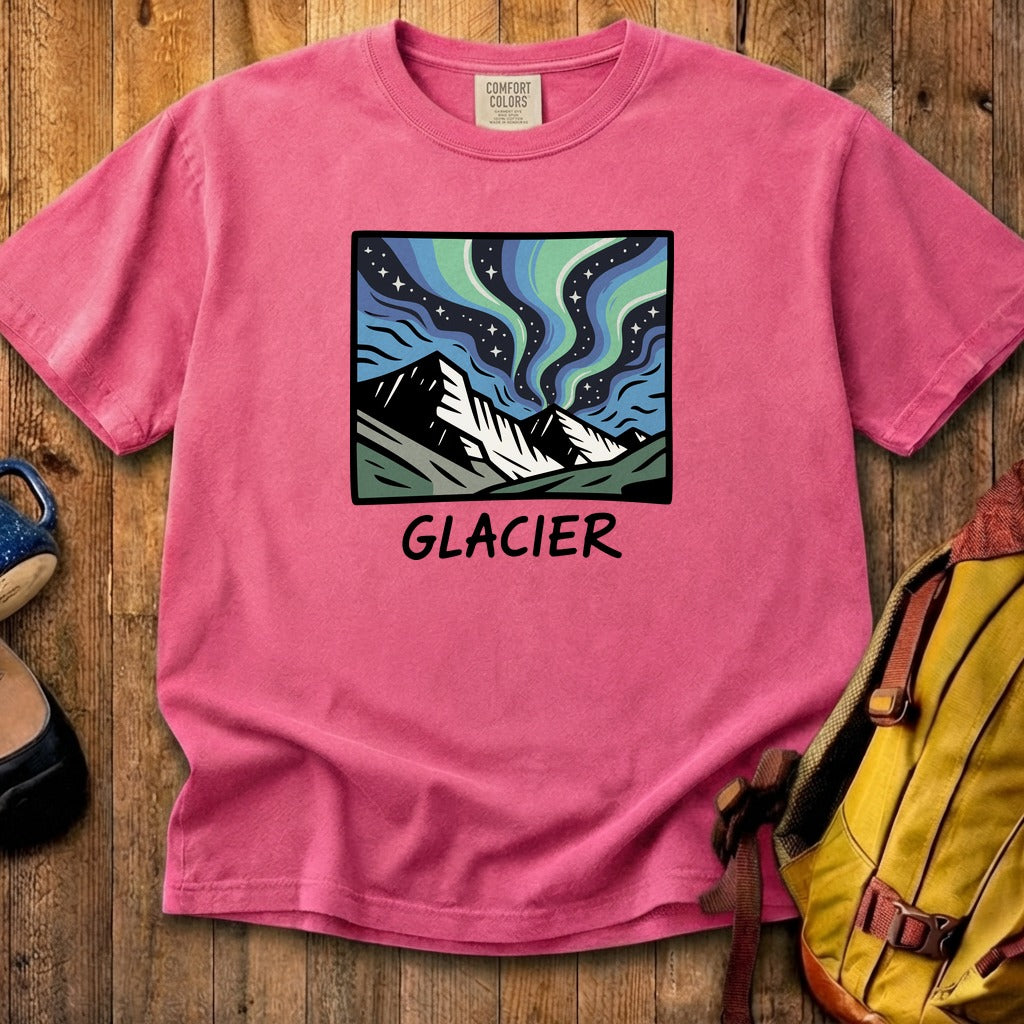 Glacier National Park at Night Cotton T-Shirt