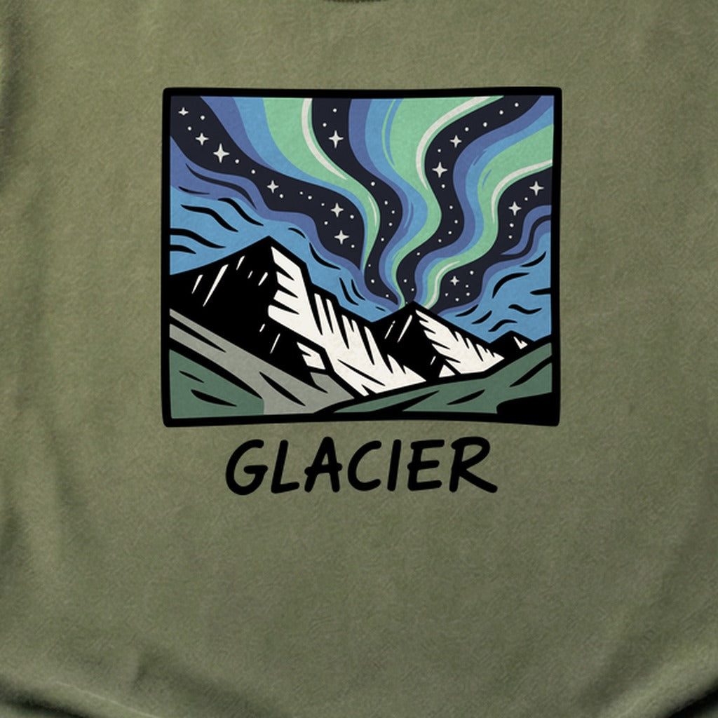 Glacier National Park at Night Cotton T-Shirt