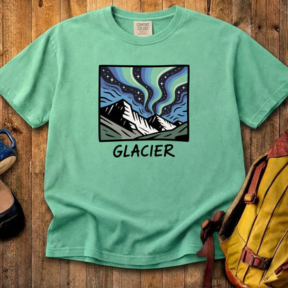 Glacier National Park at Night Cotton T-Shirt