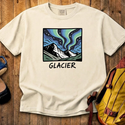 Glacier National Park at Night Cotton T-Shirt