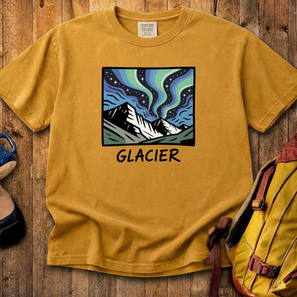Glacier National Park at Night Cotton T-Shirt