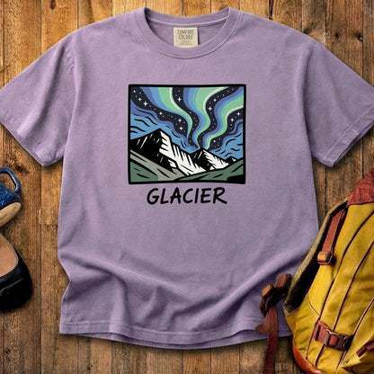 Glacier National Park at Night Cotton T-Shirt