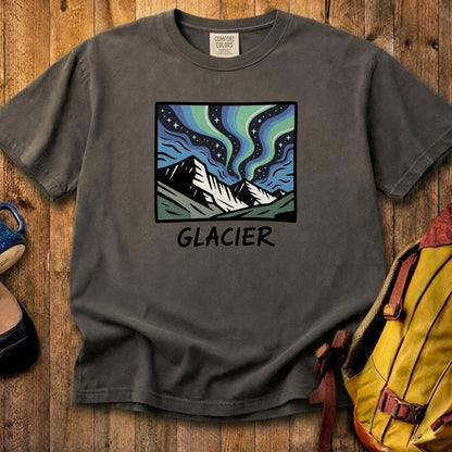 Glacier National Park at Night Cotton T-Shirt