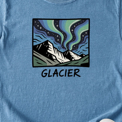 Glacier National Park at Night Kids Cotton T-Shirt