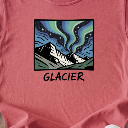 Glacier National Park at Night Kids Cotton T-Shirt