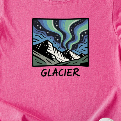 Glacier National Park at Night Kids Cotton T-Shirt