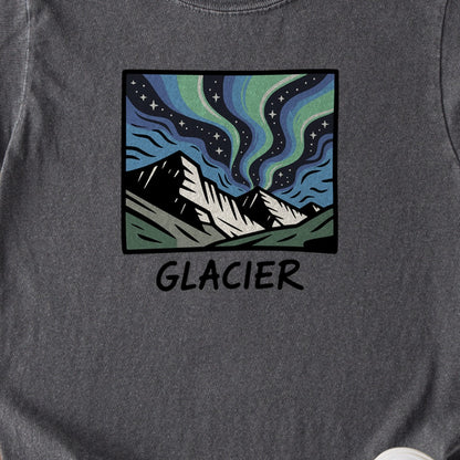 Glacier National Park at Night Kids Cotton T-Shirt