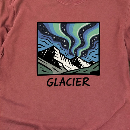 Glacier National Park at Night Cotton Long Sleeve