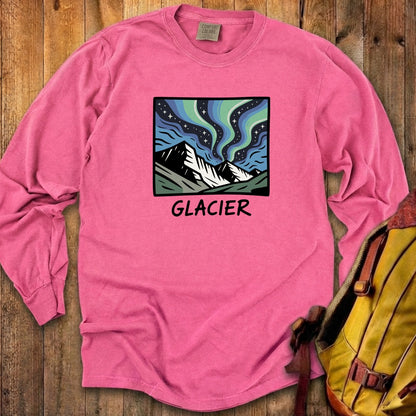 Glacier National Park at Night Cotton Long Sleeve