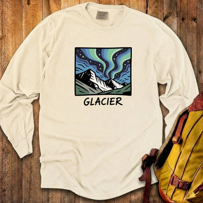 Glacier National Park at Night Cotton Long Sleeve