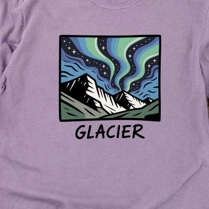 Glacier National Park at Night Cotton Long Sleeve