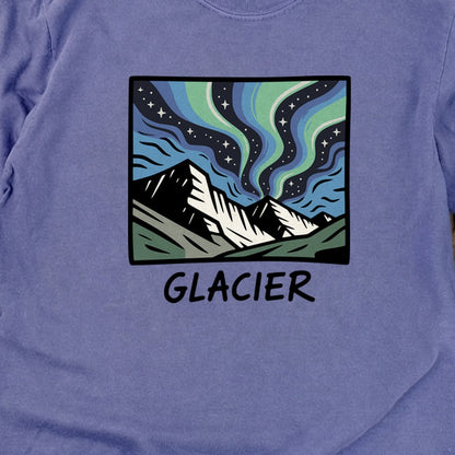 Glacier National Park at Night Cotton Long Sleeve