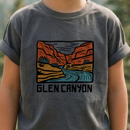 Glen Canyon National Recreation Area Kids Cotton T-Shirt