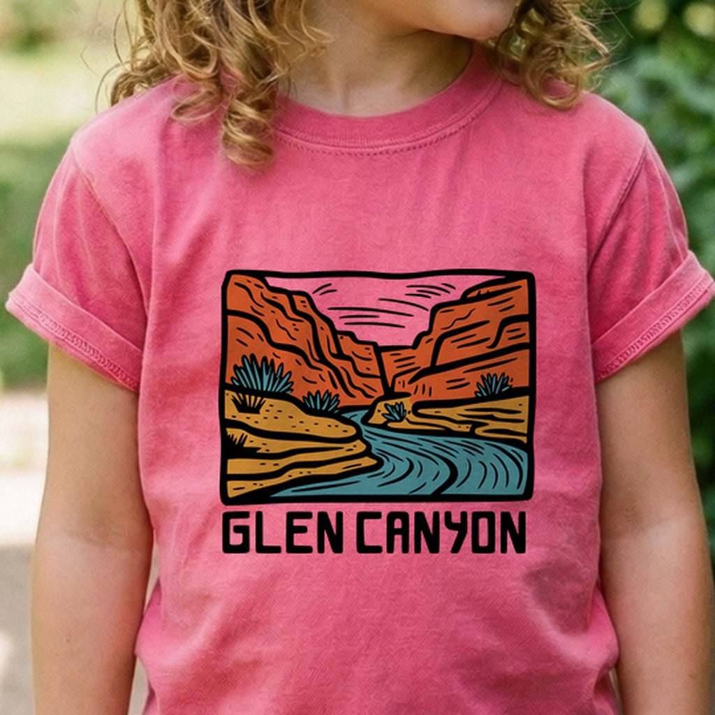 Glen Canyon National Recreation Area Kids Cotton T-Shirt