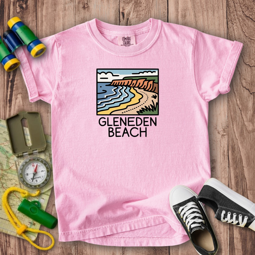 Gleneden Beach Kids Cotton T-Shirt